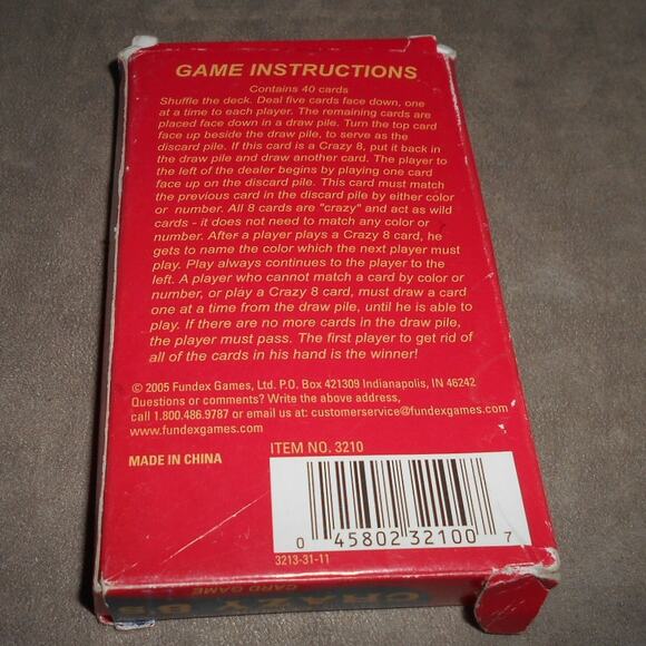 2005 Crazy 8's Jumbo Card Game Complete Insect Bug Theme Fundex #3210 - Picture 6 of 8